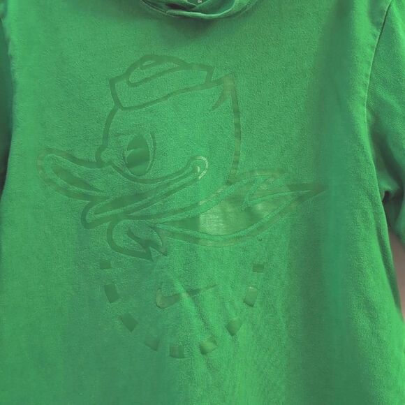Oregon Ducks NCAA Green Nike Hooded Short Sleeve Shirt Size Small - Picture 3 of 7
